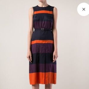 Rochas color block dress